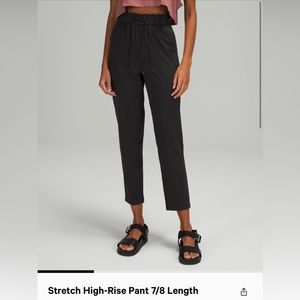 Lululemon stretch high-rise 7/8 pant size 8